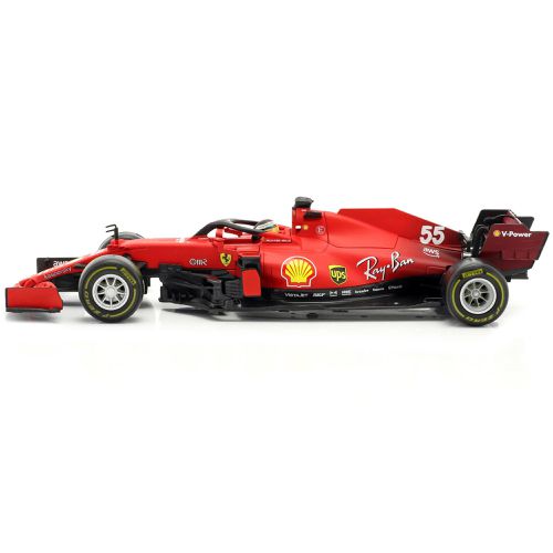 Scale Diecast Model Car - Ferrari SF21 #55 Ferrari Racing Series - Bburago - Modalova