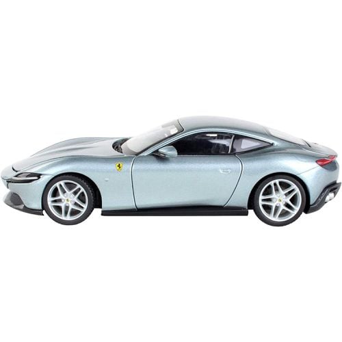 Diecast Model Car - Ferrari Roma Gray Metallic Race + Play Series - Bburago - Modalova