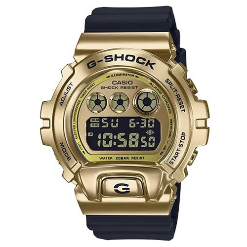 Men's Digital Watch - G-Shock Gold and Black Dial Shock Resistant / GM6900G-9 - Casio - Modalova