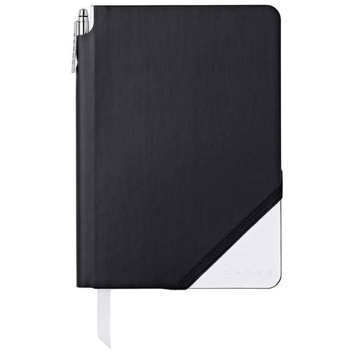 Journal with Pen Set - Jot Zone Blank, Black/White, Medium / AC273-6MB - Cross - Modalova