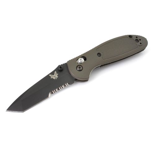 Folding Knife - Griptilian Tanto Serrated Blade / 557SBKOD - Benchmade - Modalova