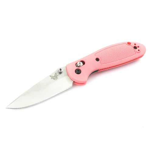 Folding Knife - Mini Griptilian Plain Blade with Pink Handle / 556-PNK - Benchmade - Modalova