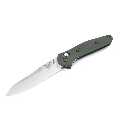 Folding Knife - Osborne Axis Lock Reverse Tanto Blade Green Handle / 940 - Benchmade - Modalova