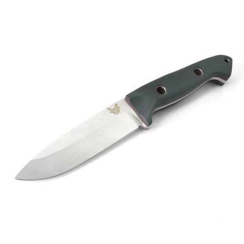 Knife - Bushcrafter Leather Sheath Drop Point CPM-S30V Steel Blade / 162 - Benchmade - Modalova