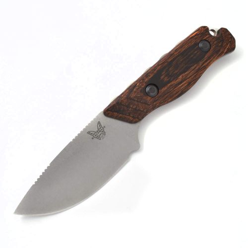 Knife - Stabilized Wood Handle Drop Point Blade Hidden Canyon Hunter / 15017 - Benchmade - Modalova