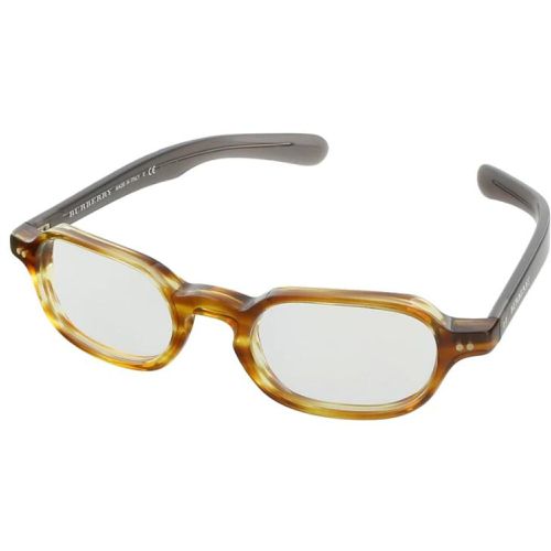 Women's Eyeglasses - Amber Horn Rectangular Frame / 0BE4212 35501W47 - BURBERRY - Modalova