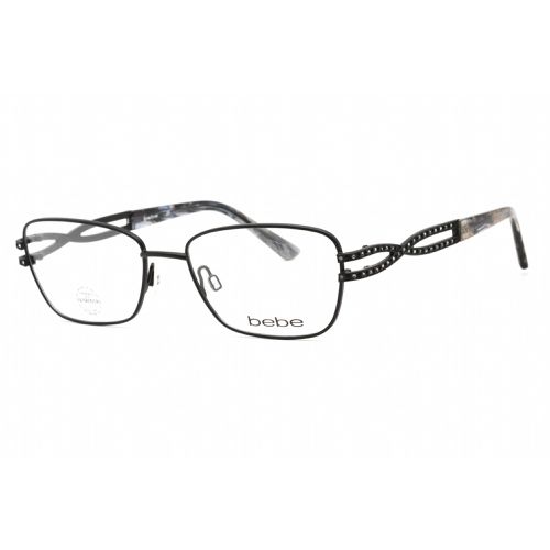 Women's Eyeglasses - Jet Rectangular Shape Plastic Frame Clear Lens / BB5173 001 - Bebe - Modalova