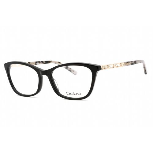 Women's Eyeglasses - Jet Rectangular Shape Plastic Frame Clear Lens / BB5174 001 - Bebe - Modalova