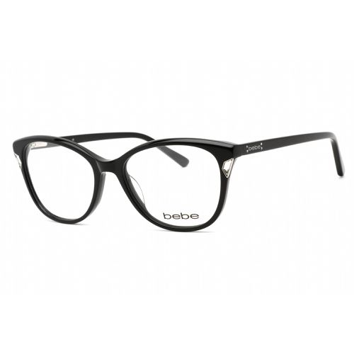 Women's Eyeglasses - Jet Rectangular Shape Plastic Frame Clear Lens / BB5178 001 - Bebe - Modalova