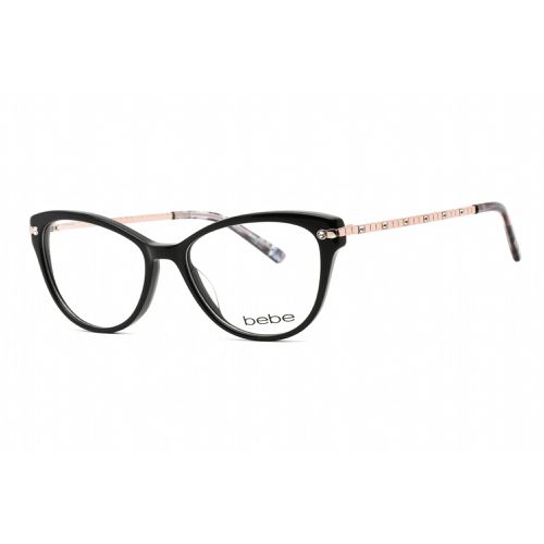 Women's Eyeglasses - Jet Rectangular Shape Plastic Frame Clear Lens / BB5181 001 - Bebe - Modalova