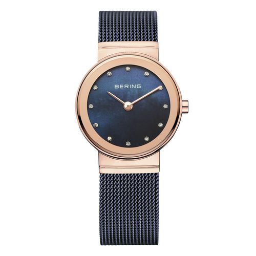 Classic Blue Mesh Bracelet Women's Watch - Bering - Modalova