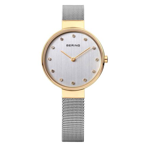 Classic Women's Silver Dial Quartz Watch - Bering - Modalova