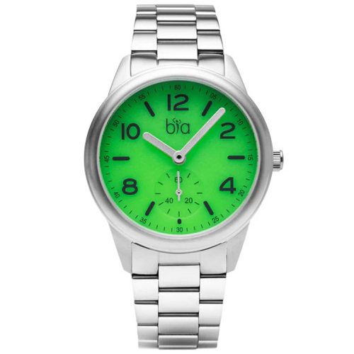 Women's Quartz Watch - Suffragette Green Dial Stainless Steel Bracelet / B1005 - BIA - Modalova