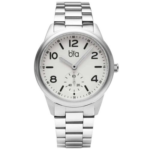 Women's Quartz Watch - Suffragette White Dial Stainless Steel Bracelet / B1008 - BIA - Modalova