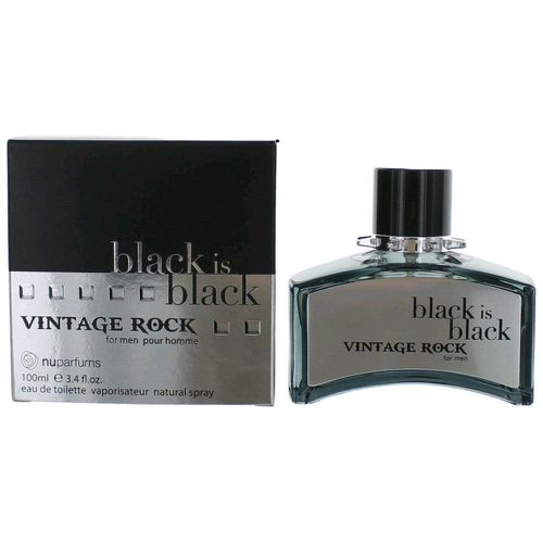Black is Black Vintage Rock by NuParfumes, 3.3 oz Eau de Toilette Spray for Men - Nuparfums - Modalova