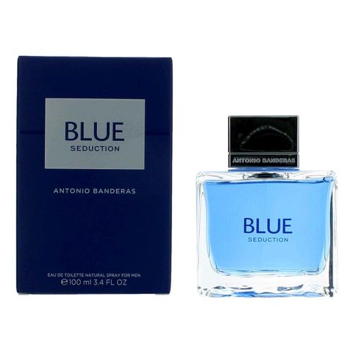 Blue Seduction by , 3.4 oz Eau De Toilette Spray for Men - Antonio Banderas - Modalova