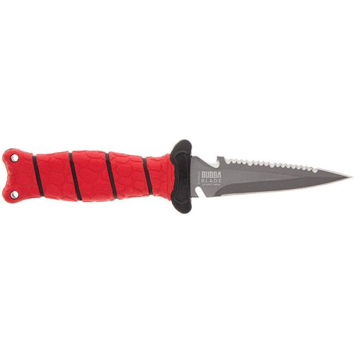 Dive Knife - Razor Shard Edge Non Slip Grip Handle Pointed / BB1-1107806 - Bubba Blade - Modalova