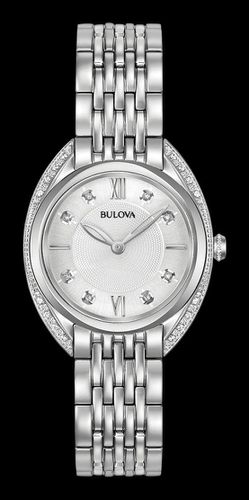 R212 Women's Diamonds Silver Dial Stainless Steel Bracelet Watch - Bulova - Modalova