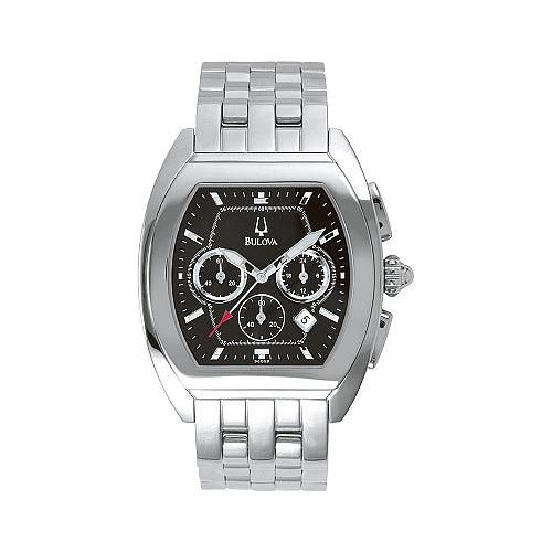 Men's Bracelet Stainless Steel Chronograph Watch 96G59 - Bulova - Modalova