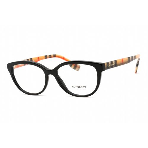 Women's Eyeglasses - Cat Eye Black/Vintage Check Plastic Frame / 0BE2357 3757 - BURBERRY - Modalova
