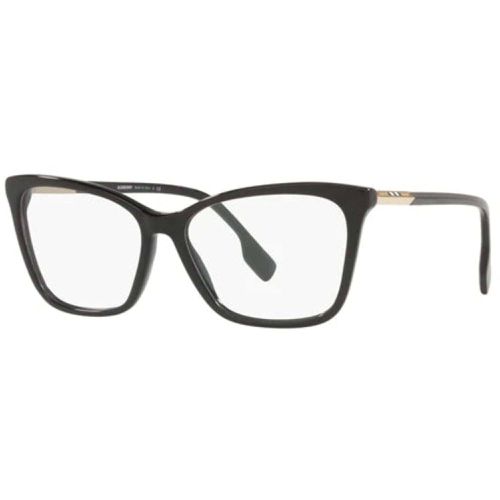 Women's Eyeglasses - Full Rim Black Plastic Cat Eye Frame / 0BE2348 3001 - BURBERRY - Modalova