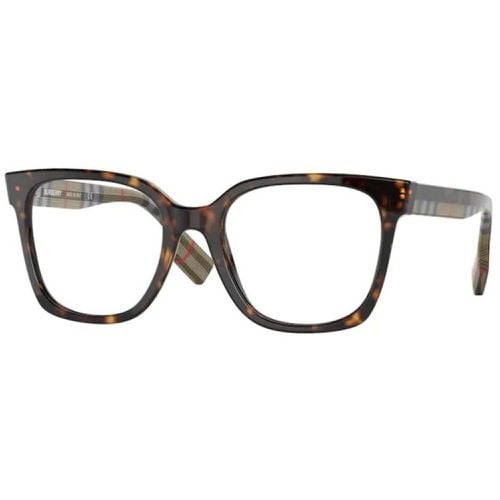 Women's Eyeglasses - Full Rim Dark Havana Acetate Square Frame / 0BE2347 3943 - BURBERRY - Modalova