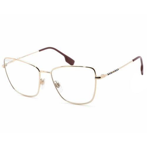 Women's Eyeglasses - Light Gold Frame Clear Lens, 53 mm / 0BE1367 1339 - BURBERRY - Modalova
