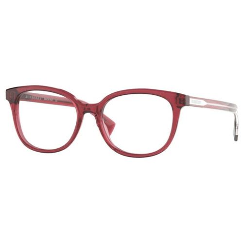 Women's Eyeglasses - Transparent Red Square Frame / 0BE2291 3796 - BURBERRY - Modalova