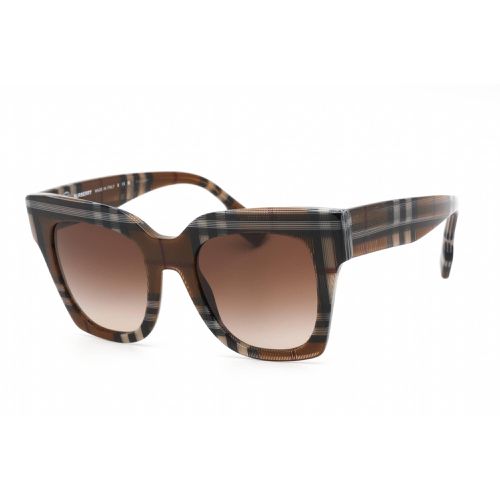 Women's Sunglasses - Check Brown Plastic Square Shape Frame / 0BE4364 396713 - BURBERRY - Modalova