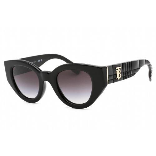 Women's Sunglasses - Black Cat Eye Frame Grey Gradient Lens / 0BE4390 30018G - BURBERRY - Modalova