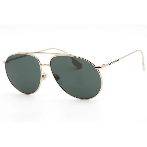 Women's Sunglasses - Gold Metal Full Rim Frame Green Lens / 0BE3138 110971 - BURBERRY - Modalova