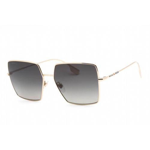 Women's Sunglasses - Full Rim Gold Metal Square Shape Frame / 0BE3133 1109T3 - BURBERRY - Modalova