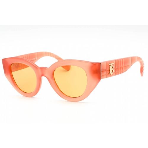 Women's Sunglasses - Full Rim Orange Plastic Oval Frame / 0BE4390 4068/7 - BURBERRY - Modalova