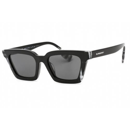 Women's Sunglasses - Rectangular Shape Frame Dark Grey Lens / 0BE4392U 405187 - BURBERRY - Modalova