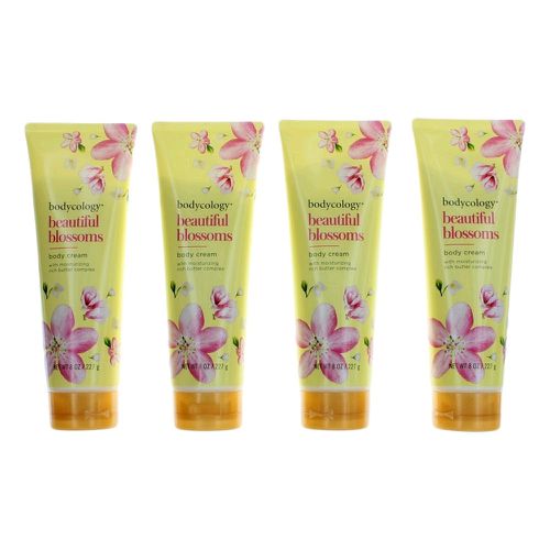 Beautiful Blossoms by , 4 Pack 8 oz Moisturizing Body Cream for Women - Bodycology - Modalova