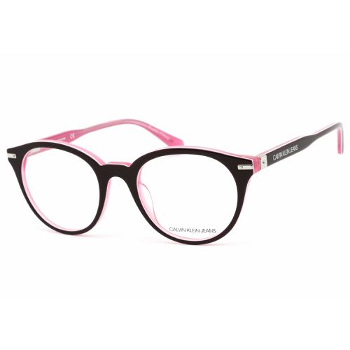 Unisex Eyeglasses - Burgundy/Milky Pink Plastic / CKJ20513 608 - Calvin Klein Jeans - Modalova