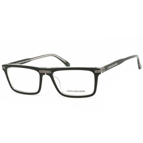 Men's Eyeglasses - Forest/Crystal Full Rim Plastic / CKJ20519 307 - Calvin Klein Jeans - Modalova