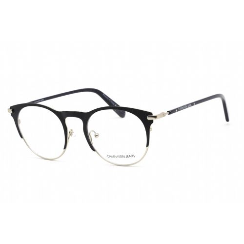 Unisex Eyeglasses - Matte Navy Round Metal/Plastic / CKJ19313 405 - Calvin Klein Jeans - Modalova
