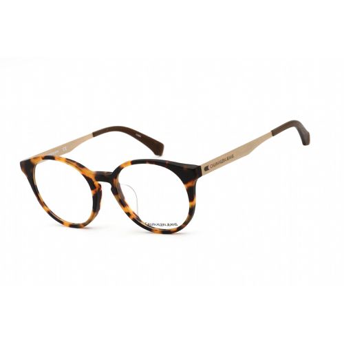 Unisex Eyeglasses - Matte Soft Tortoise/Gold Frame / CKJ468AF 216 - Calvin Klein Jeans - Modalova