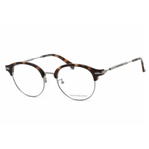 Unisex Eyeglasses - Soft Tortoise Round Full Rim / CKJ19706A 240 - Calvin Klein Jeans - Modalova