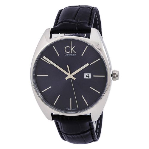 K2F21107 Men's Exchange Grey Dial Swiss Quartz Watch - Calvin Klein - Modalova