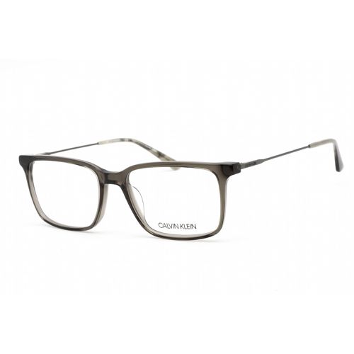 Men's Eyeglasses - Full Rim Crystal Charcoal Acetate Frame / CK18707 006 - Calvin Klein - Modalova