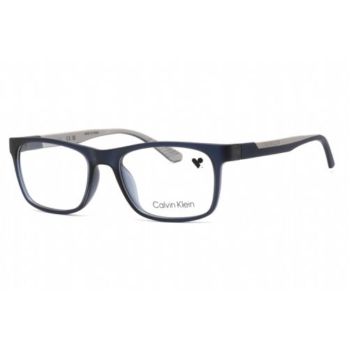 Men's Eyeglasses - Full Rim Matte Crystal Navy Acetate / CK20535 410 - Calvin Klein - Modalova