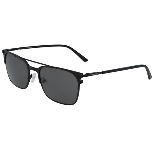 Men's Sunglasses - Gray Lens Satin Black Acetate Frame / CK19308S 001 - Calvin Klein - Modalova