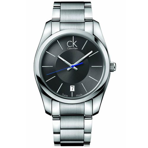Men's Quartz Watch - Strive Grey Dial Stainless Steel Bracelet / K0K21107 - Calvin Klein - Modalova