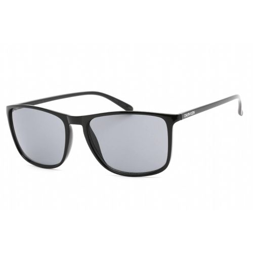 Women's Sunglasses - Shiny Black Plastic Frame / CK20524S 001 - Calvin Klein Retail - Modalova