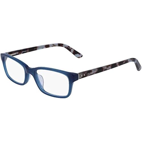Women's Eyeglasses - Milky Blue Rectangular / CK19518 405 - Calvin Klein - Modalova