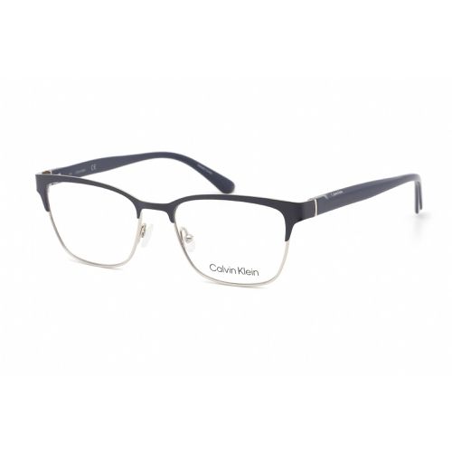 Women's Eyeglasses - Full Rim Rectangular Blue Metal Frame / CK21125 438 - Calvin Klein - Modalova