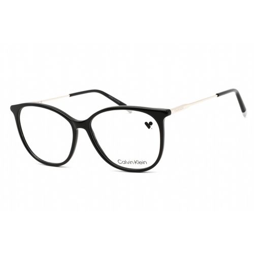 Unisex Eyeglasses - Full Rim Black Plastic Oval Shape Frame / CK5462 001 - Calvin Klein - Modalova