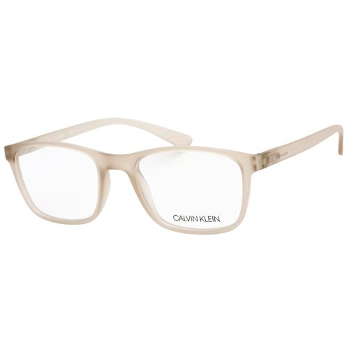 Unisex Eyeglasses - Matte Crystal Nude Rectangular Frame / CK19571 280 - Calvin Klein - Modalova